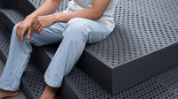 Turmerry Graphite-Infused Latex Mattress Topper 7 Zone Cooling