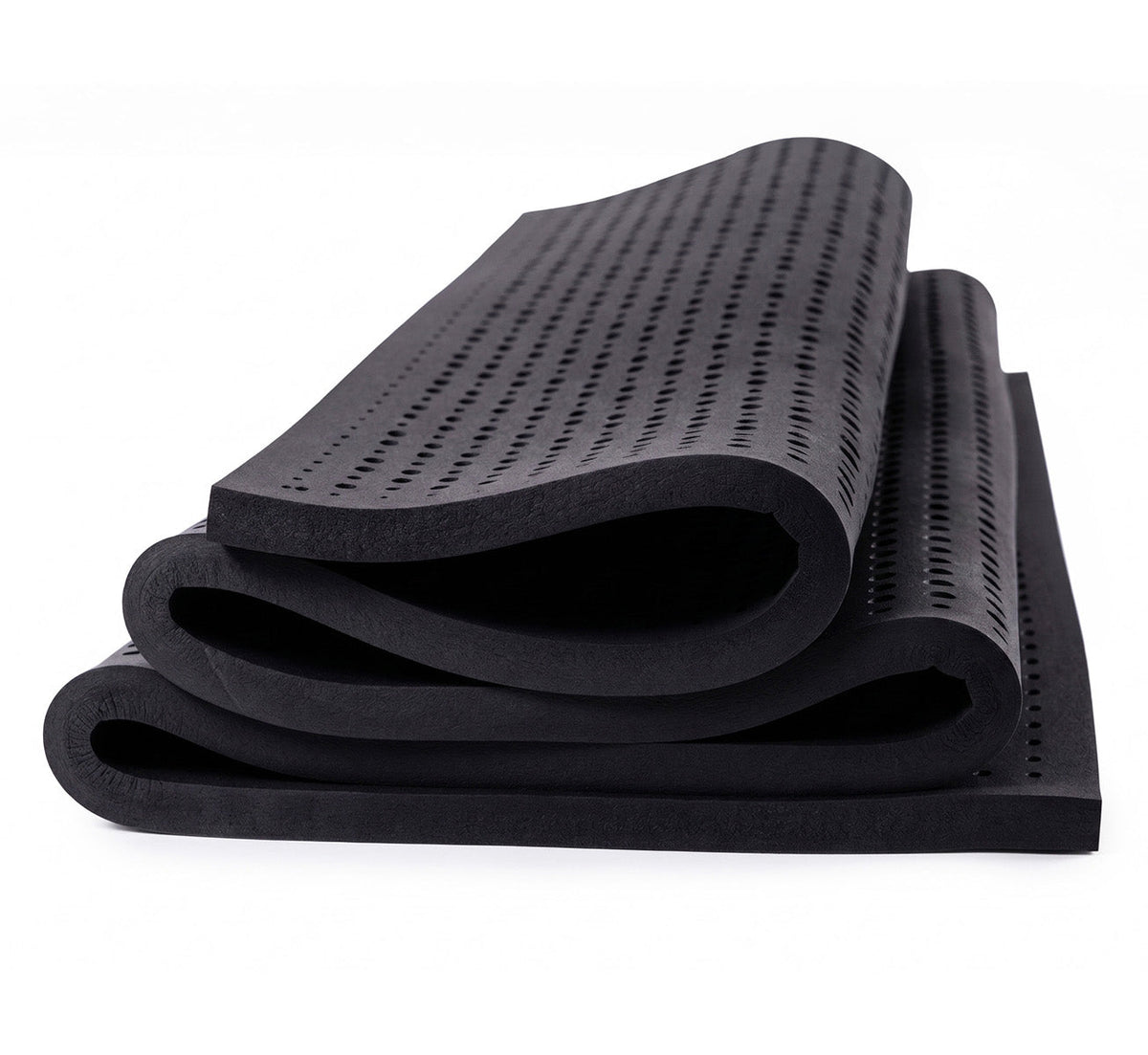 Turmerry Graphite-Infused Latex Mattress Topper 7 Zone Cooling