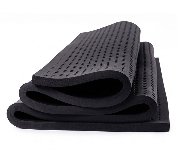Turmerry Graphite-Infused Latex Mattress Topper 7 Zone Cooling